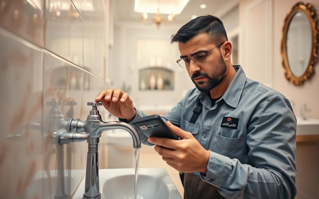 كشف خرير المياة بالطائف