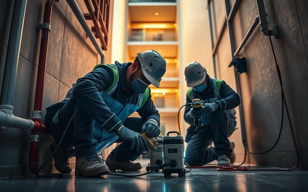 كشف تسربات مياه الخالدية بالطائف